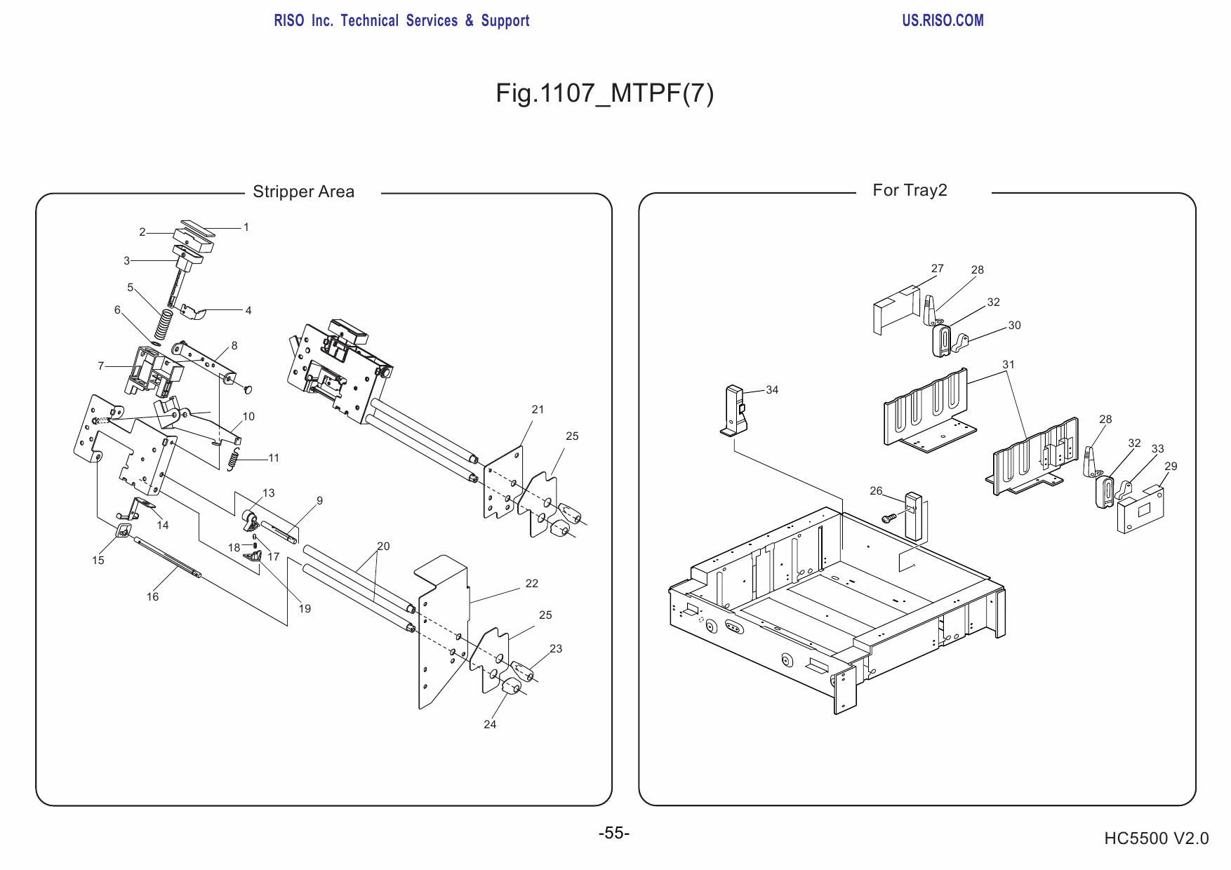 RISO HC 5500 3KV Parts List Manual-4